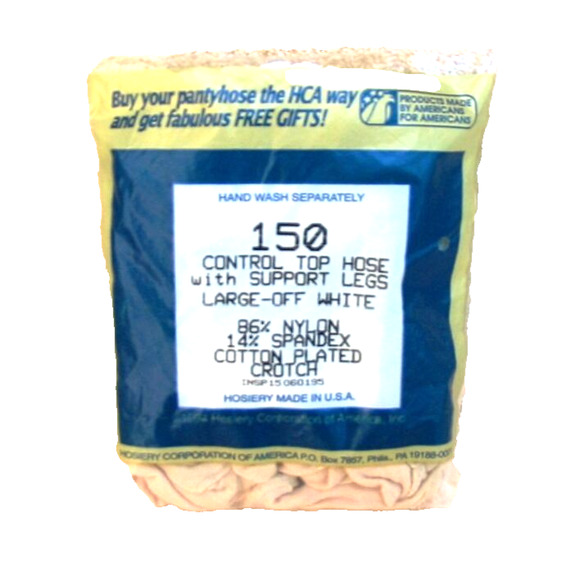 Silkies Control Top Pantyhose with Support Legs Ivory Size Large - Picture 2 of 2